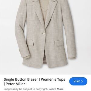 Peter Millar Light Gray Blazer